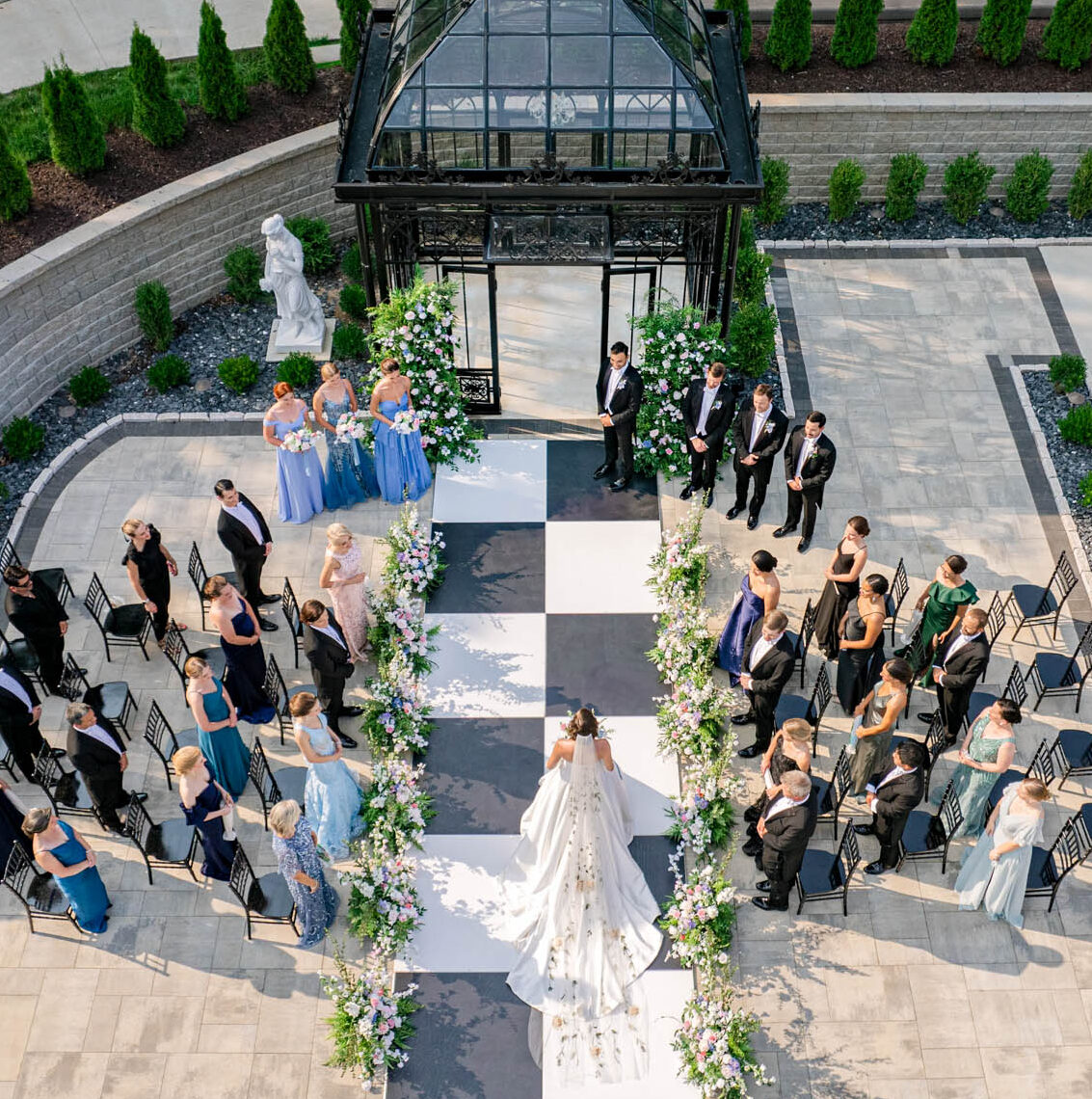 Photo by The Bennetts of wedding couple