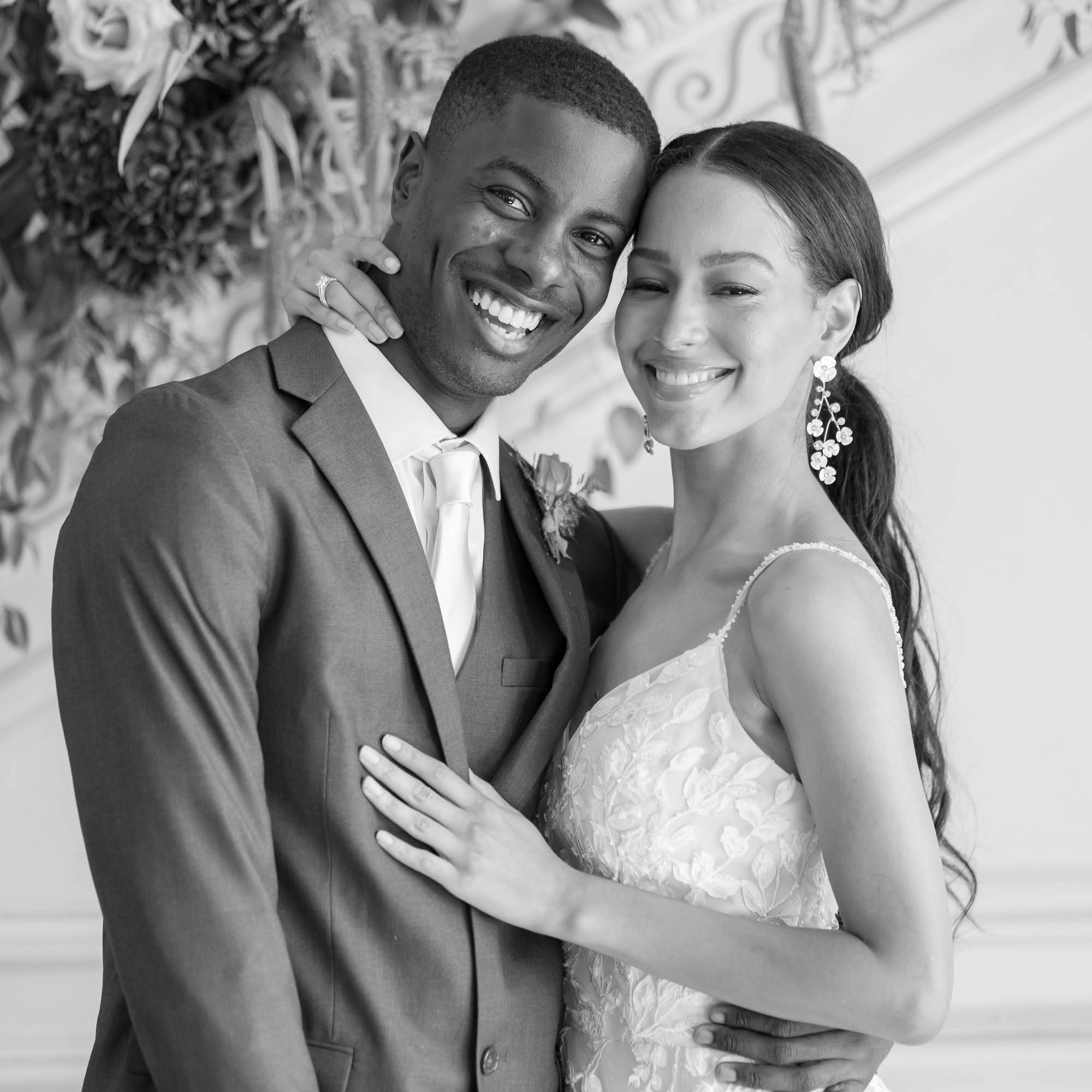 Photo by The Bennetts of wedding couple