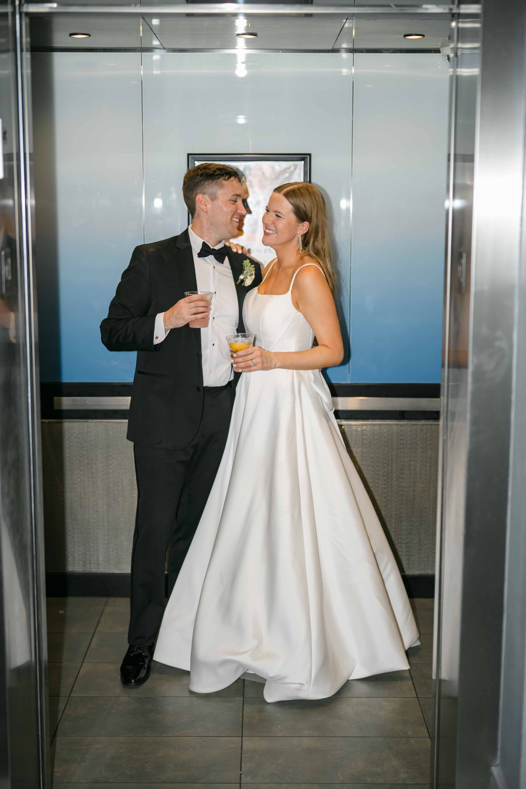Photo by The Bennetts of wedding couple