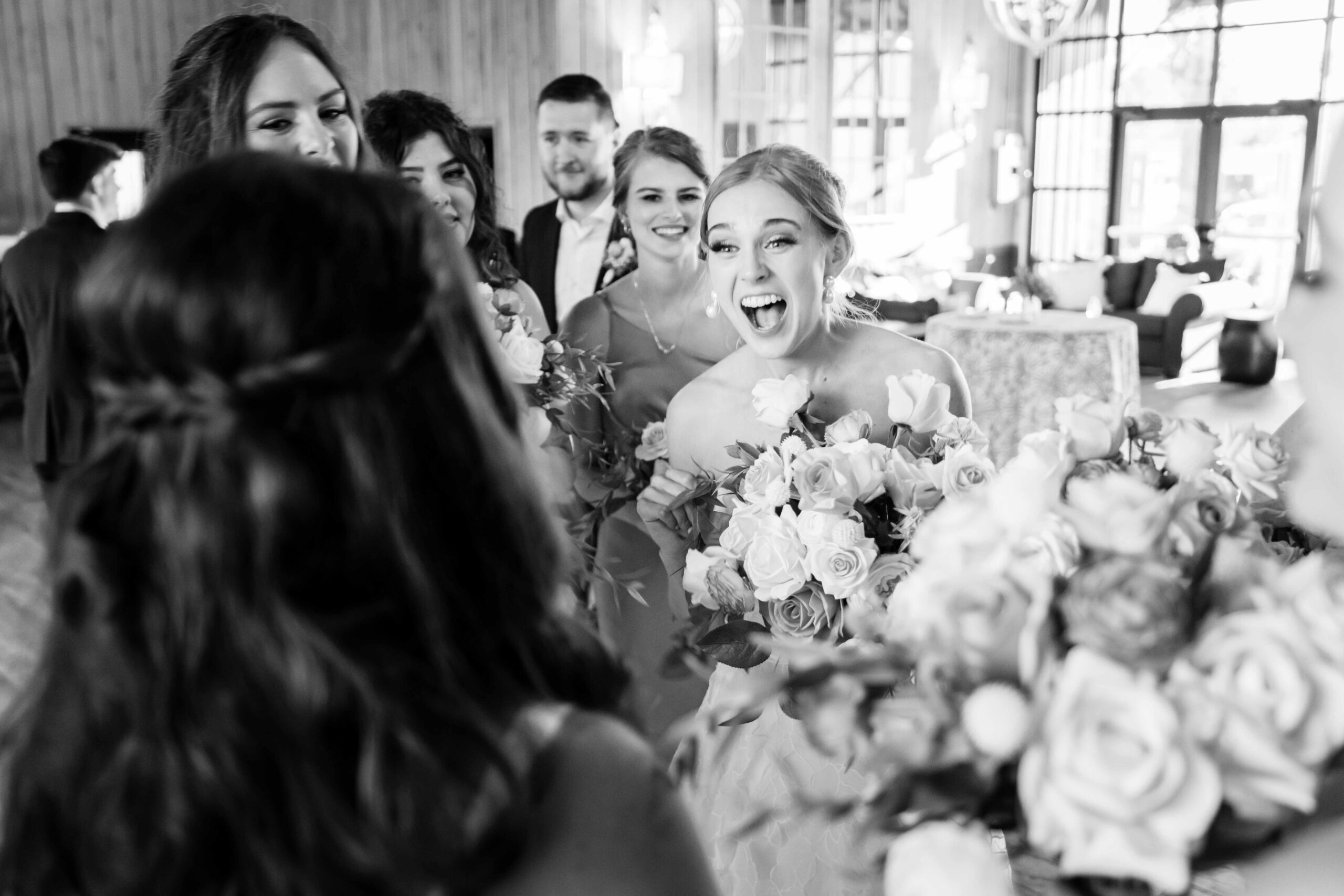 Photo by The Bennetts of wedding couple