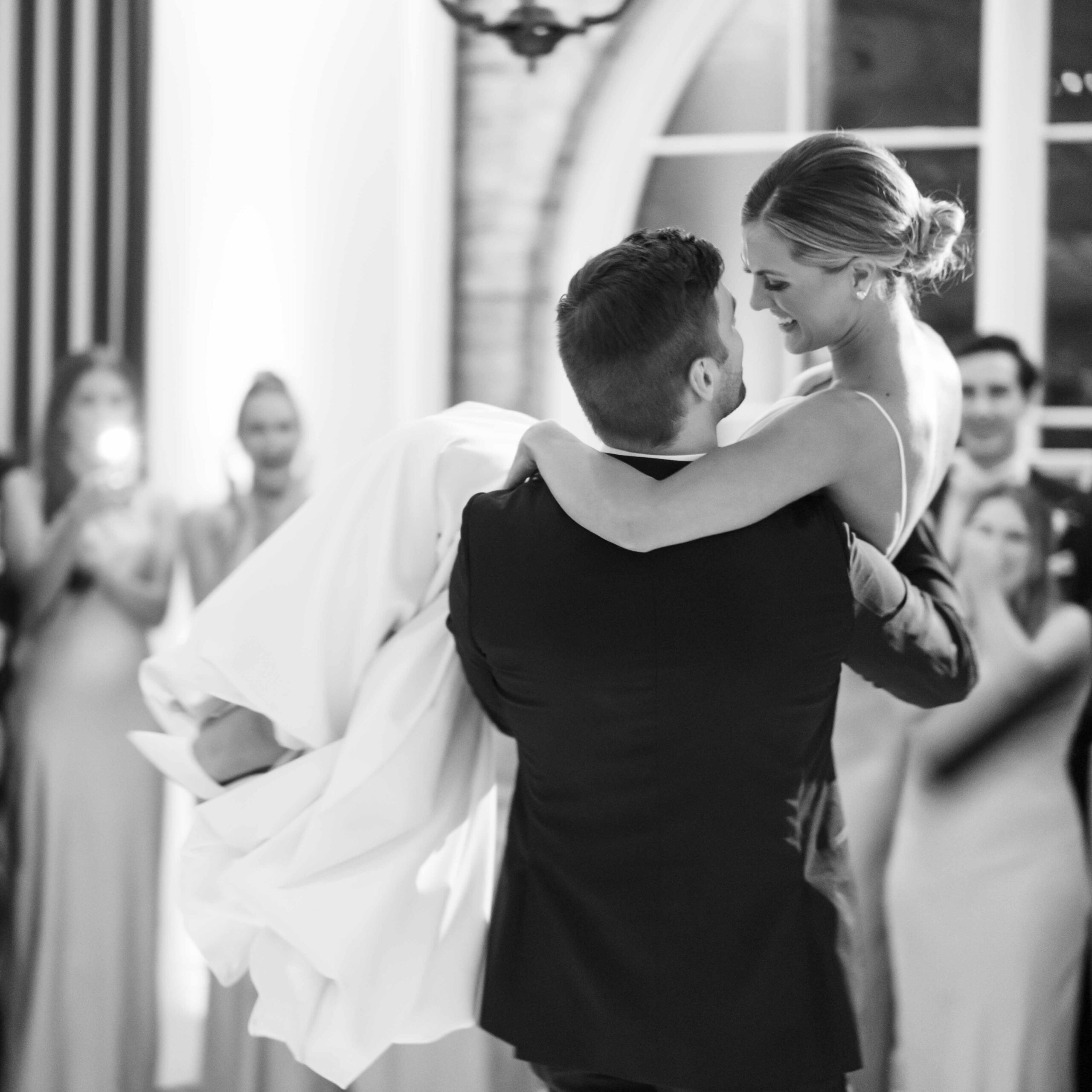 Photo by The Bennetts of wedding couple