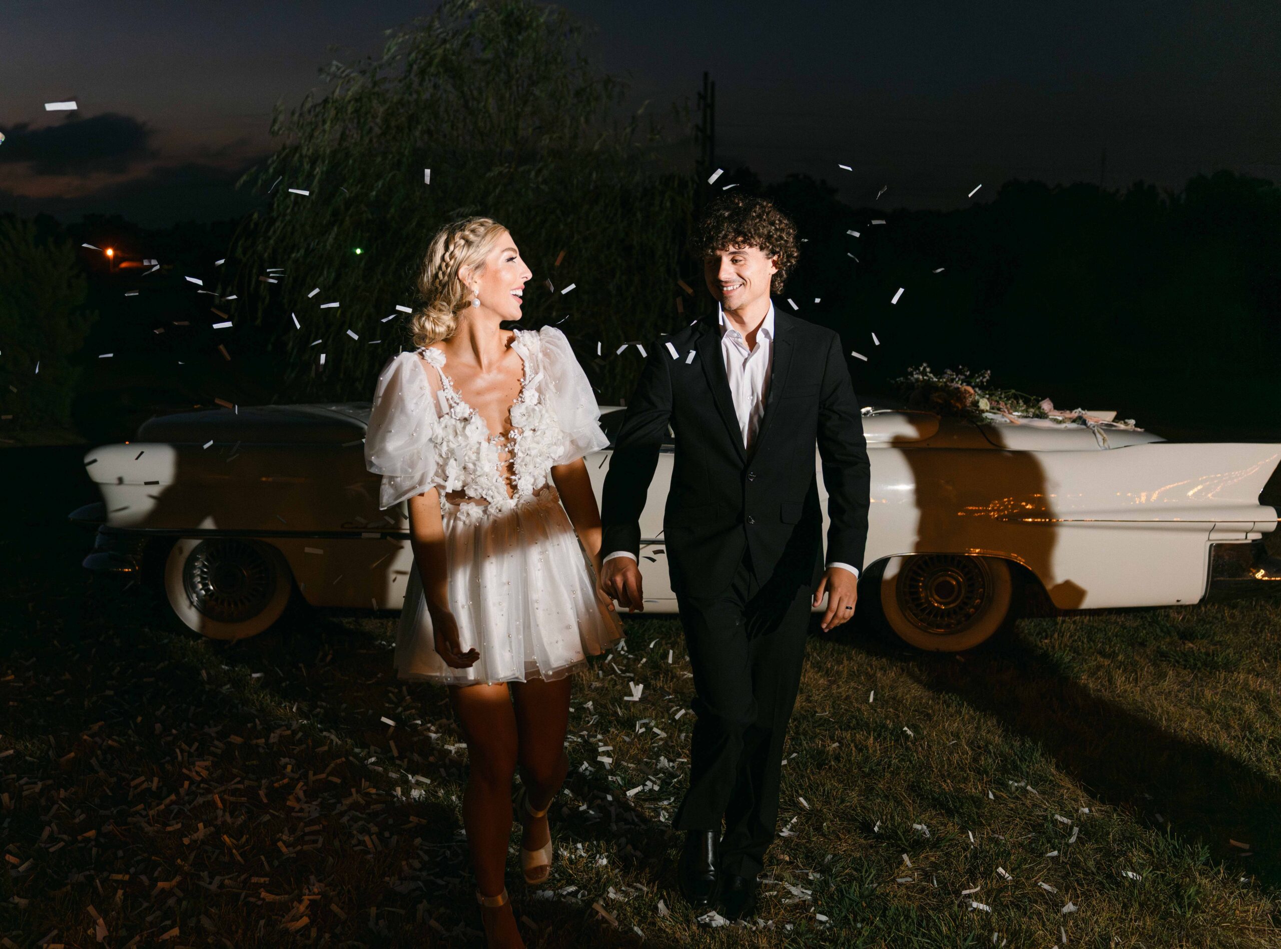 Photo by The Bennetts of wedding couple