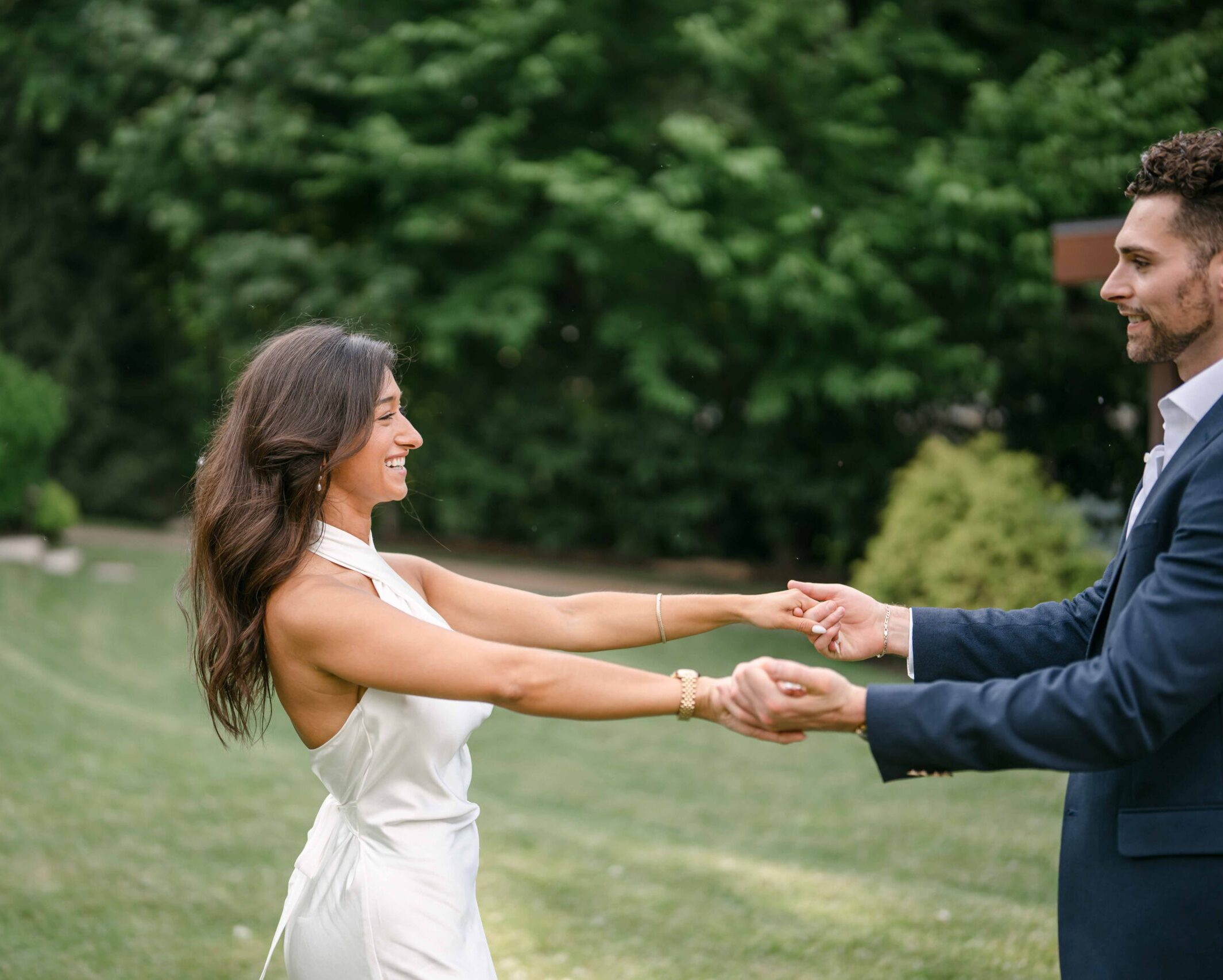 Photo by The Bennetts of wedding couple