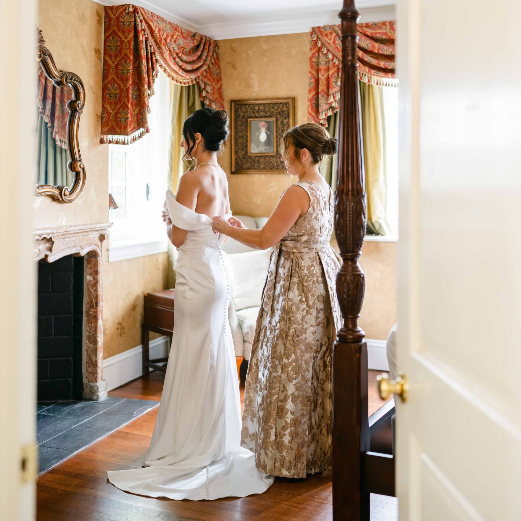 Photo by The Bennetts of wedding couple