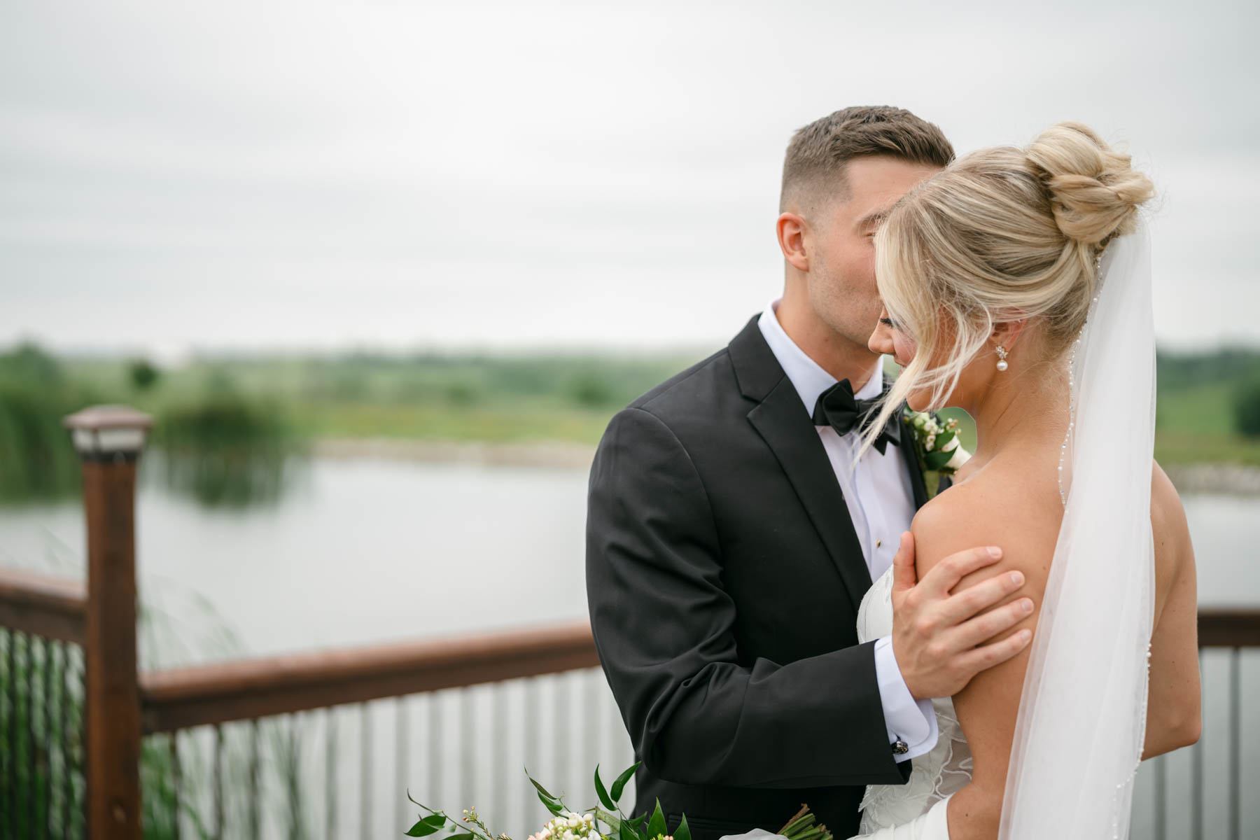 Photo by The Bennetts of wedding couple